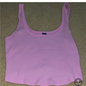 PINK OLD NAVY CROP TOP SIZE M NEVER WORN